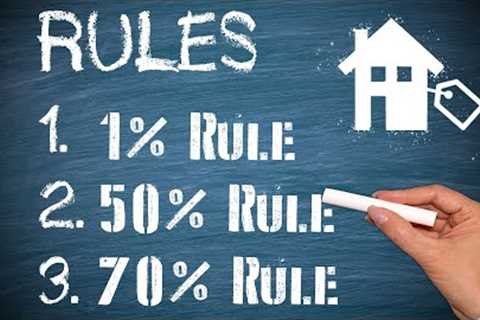 The 3 Golden Rules to Real Estate Investing (2020)