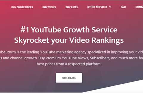 How to Grow Your YouTube Channel with YoutubeStorm?