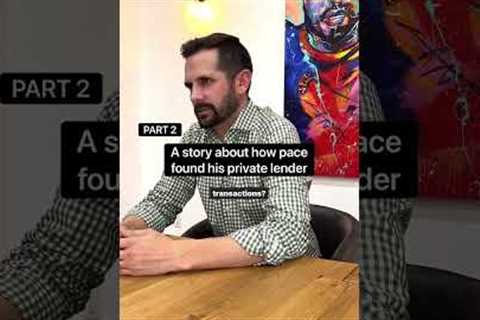 Finding A Private Lender Part 2 ✌🏼 #shorts